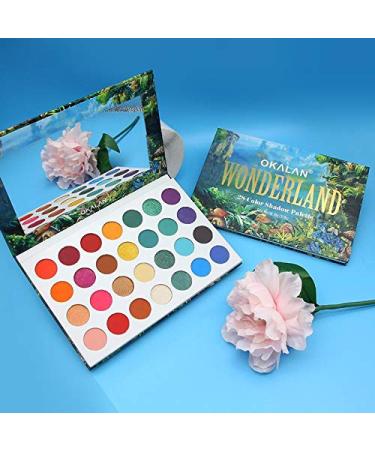Wonderland 28 Color Eyeshadow Palette | Vibrant Shades for Every Look - Shop Internationally - Buy Online on GoSupps.com