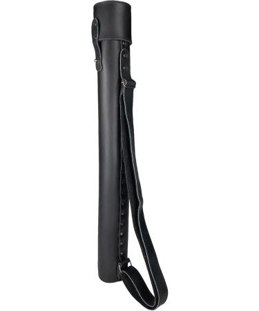 Hide & Drink, Architect Drawing Blueprint Tube with Adjustable Strap, Document Storage Tube, Full Grain Leather, Handmade, Charcoal Black - Buy Online on GoSupps.com