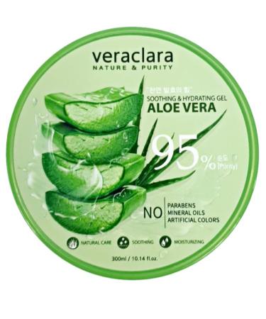 Veraclara New Soothing Moisture Aloe Vera Gel 95 Percent(Purity) Korean Cosmetics (1)