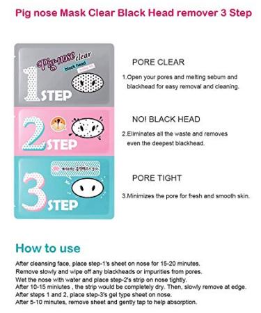 10 Set SoltreeBundle Pig Nose Clear Blackhead 3-Step Kit with Oil Blotting Paper - Korean Skincare - Buy Online on GoSupps.com