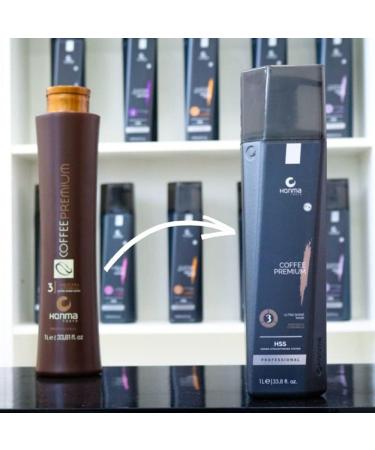 Coffee Premium All Liss 3-step Keratin Hair Treatment (1 Liter) - Honma Tokyo - Buy Online on GoSupps.com