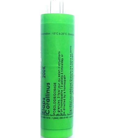 Elaps Corallinus 200K Homeopathy Medicine Schmidt-Nagel Canada (Homeodel) 90 pellets/granules - Buy Online on GoSupps.com