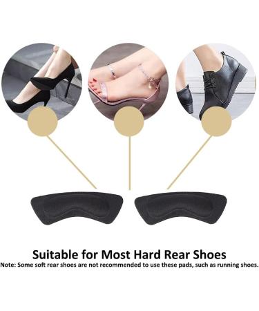 MICPANG Heel Pads Cushion - Self-Adhesive Foot Care for Women and Men - 3 Pairs (Black) - Soft Shoe Insert Grips Liner - Buy Online on GoSupps.com