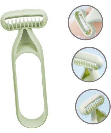 Hoement 2Pcs Handy Body Hair Remover for Women with Abs Material Smooth Shave Function for Armpits Legs Bikini Portable Manual Trimmer for Daily Use Wet Shaving - Buy Online on GoSupps.com