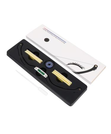 FOMIYES 4 pcs Eyebrow Shaping Metal Level Marker Mapping Auxiliary Premium Measuring Measure Line Shaper 1 count (Pack of 1) Blackx4pcs