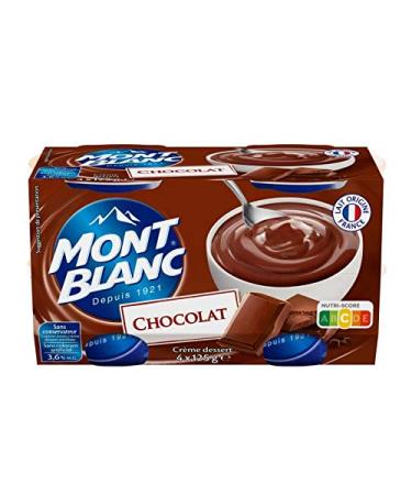 MONT BLANC - Chocolate Dessert Cream 500G - Four Items