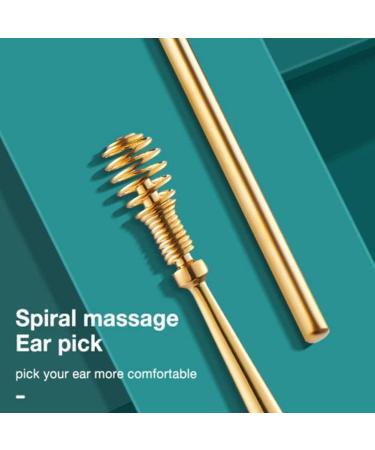 360 Massage Ear Pick - Flexible Steel Ear Wax Removal Tool for Ear Canal Care | X7Q2 Design - Buy Online on GoSupps.com