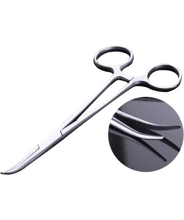 WYSUMMER Stainless Steel Pet Ear Hair Forceps Scissors (12.5CM Bent) - Dog Cat Grooming Tool - Buy Online on GoSupps.com