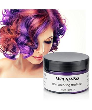 Sovoncare Purple Hair Styling Wax 4.23 oz - Natural Hair Clay for Party, Cosplay & Halloween - Buy Online on GoSupps.com