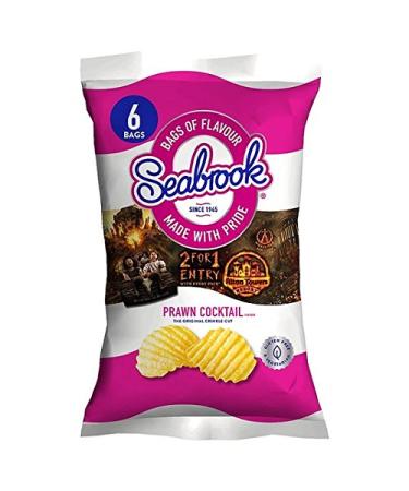 Seabrook Prawn Crisps 6 x 25g
