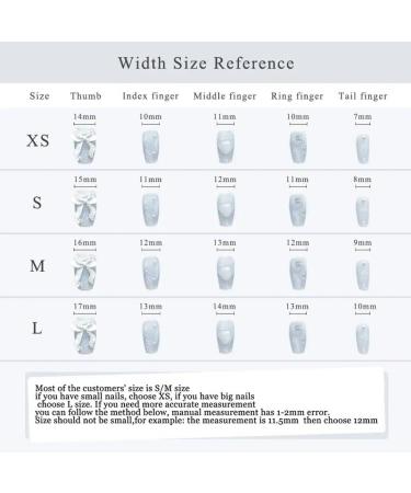 10 Piece Set of Handmade Wearable Nails Fake Nails Ballet Dance Long Press Nail Art Patches(Color:3 Size:S) - Buy Online on GoSupps.com