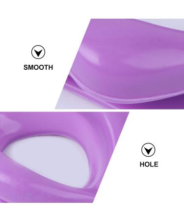 Silicone Face Lifting Lip Exerciser - 2pcs Lip Trainer & Mouth Muscle Tightener Tool for Women - Purple - Buy Online on GoSupps.com
