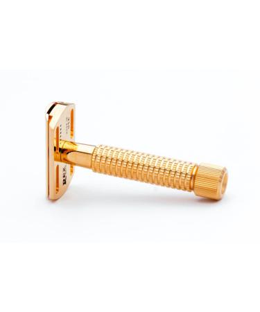Rex Envoy Razor Plane - 100% Stainless Steel Handmade in USA | Gilded Deluxe 24K | Rex Supply Company - Buy Online on GoSupps.com