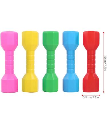 Colorful Kid's Fitness Dumbbells - Plastic Dumbbells for Dance & Outdoor Sports Fun - International Shipping Available - Buy Online on GoSupps.com