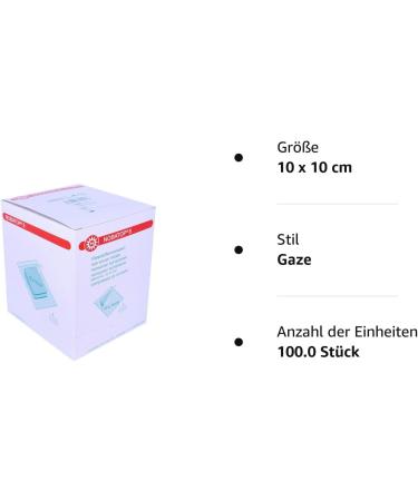 Noba Dressings - Sterile 10x10 cm Compresses 50 Pack (2 Pieces x 25) - International Shipping Available - Buy Online on GoSupps.com