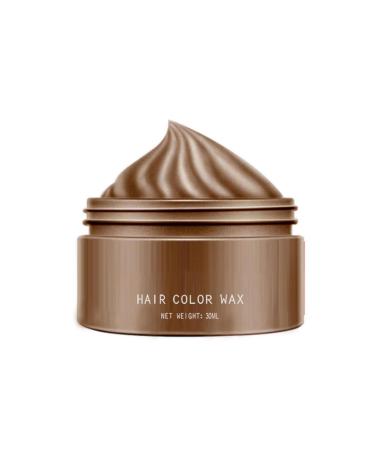 Temporary Natural Hair | Coloring Mud Hair Wax Color | Hairstyle Cream Color Wax | Hair Color Wax | Color Hair Wax Temporary | Versatile Hair Color Wax, wax for men's hair (Brown, 30ml)