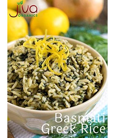 Jiva Organics Organic Basmati Rice 4 LB Bag - Extra Long Grain - Premium Quality from India - 4 Pound (Pack of 1) - Buy Online on GoSupps.com