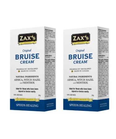 Zax's Original Bruise Cream - Arnica Cream for Bruising and Swelling - Mix of Arnica Montana & Witch Hazel for Rapid Bruise Remedy - Naturally Diminishes Discoloration & Soothes Soreness - 2 Pack 28g