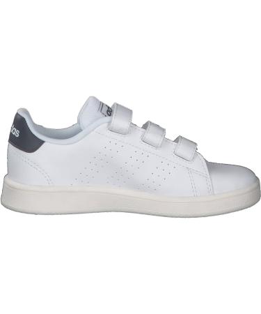 adidas Kids Advantage Cf I Sneaker - Child 13.5 UK, White/Navy - Buy Online on GoSupps.com
