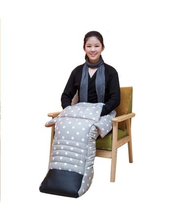Jqual full body warmer for pain relief electric heating pillows with 5 adjustable temperature levels fed ceiling for stiff feet arthritis knees gray anniversary