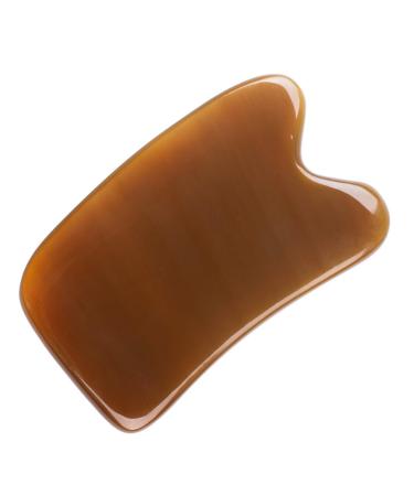 FRCOLOR 1 PC gua sha face Roller Yak Horn face Scraper Tool Scraper Massage Scraping Tablets Facial