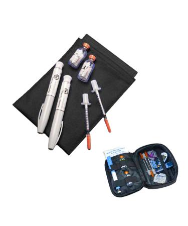 Medicool Poucho Diabetic Wallet+Daily Diabetic Organizer Bundles | PDP+DAILYBundle-Blue Double Pen Blue