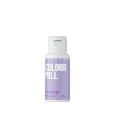 Color Mill Oil Blend Food coloring on an oil -based lavender - food colors for chocolate fondant cupcakes cake baking macaron - food coloring for tortendeko - 20ml lavender 20 ml
