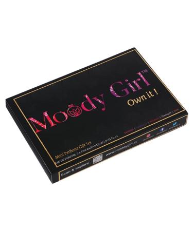 Moody Girl Luxury Pocket Liquid Perfume Gift Set For Women Pack Of 5 (3Ml Each) 15Ml Combination Of Musky Fruity Floral Amber & Tangerine Fragrances 24Hr Long Lasting - Buy Online on GoSupps.com