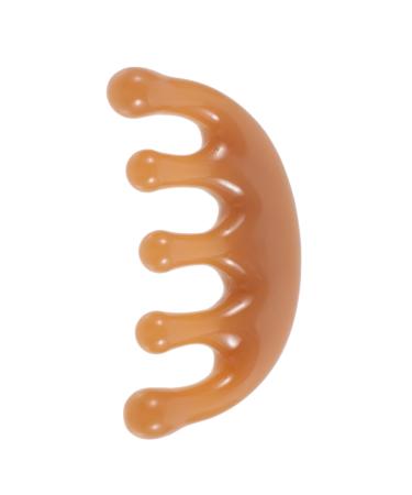 Genetic massage comb acupunct comb ridge wide comb for the scalp hair comb head relaxation comb massage accessories massage device comb wide comb scalp comb 10x6.3cm as shown-1