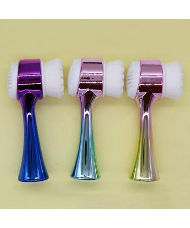 Lyx Double-Sided Silicone Cleaning Brush - Manual Plating Scrubber | Deep Clean with Color Gradient (Color-3) - Shop Internationally - Buy Online on GoSupps.com