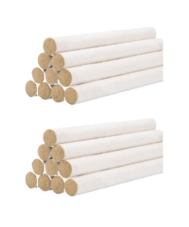 Minkissy 20 STK acupuncture Moxa Stick Moxibustionsticks Moxa Standstream Barrier Mozibuskit-Kit Moxa Treatment Mini Moxa Stick Moxa Moxa holder White Wild Moxibusion Stripes