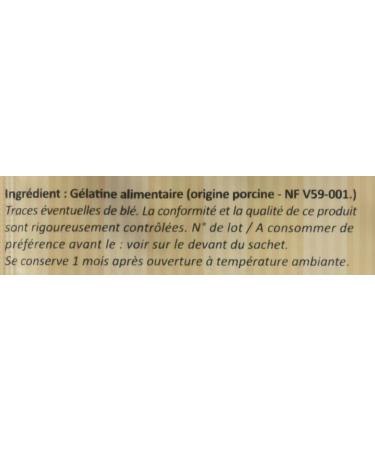 LA PATELIERE Food Gelatin Powder 4 Sachets 5g - Buy Online on GoSupps.com