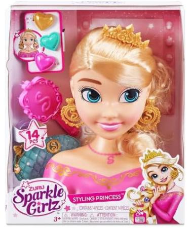 Sparkle Girlz Princess Hairstyling Head - International Shipping Available | Perfect Gift for Kids - Buy Online on GoSupps.com