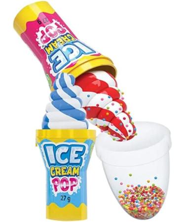 Ice Cream Twist & Dip Lollipop Dipper 27g - Fruit Flavoured Ice Cream Pop (6 Packs) - Buy Online on GoSupps.com