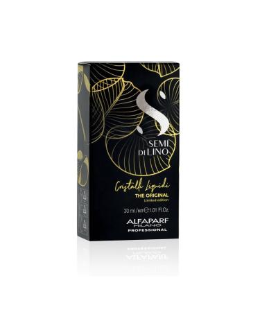 Alfaparf Milano Semi di Lino Sublime Cristalli Liquidi Hair Serum - Limited Edition Smoothing Oil for Brilliant Shine & Thermal Protection - Vegan Formula - 1.01 fl. oz - Buy Online on GoSupps.com