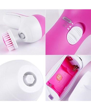 Face Brush gLoaSublim 5 in 1 Multifunction Electric Face Facial Cleansing Cleanser Brush Massager Tool - Buy Online on GoSupps.com
