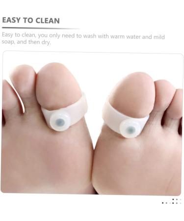 Body Slimming Toe Rings Home Acupoint Covers - Set of 10 Pairs - Elastic Band, Bulk Silica Gel - Stimulating Acupressure Points - Transparent Travel Appliance - 3.1X3.1X1.2CMx2 - Buy Online on GoSupps.com
