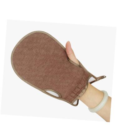 Buy NOLITOY 2-in-1 Bath Scrub Towel Mitt & Exfoliating Gloves | Spa Quality Shower Mittens | Ideal for Exfoliation & Makeup Cleaning | International Shipping Available - Buy Online on GoSupps.com