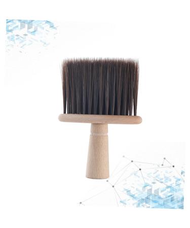 Beavorty Wooden Hairdressing Razor Brush - Soft Facial Shaving Brush for Salon Styling - Size 1 Brown - Clean & Style Hair Effectively - Buy Online on GoSupps.com