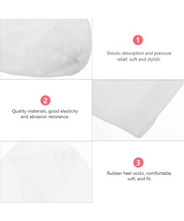 Beaupretty Moisturizing Socks - 4 Pairs of Heel & Foot Socks for Dry Feet | Slipproof Cotton & Spandex Wet Socks for Overnight Hydration - Buy Online on GoSupps.com