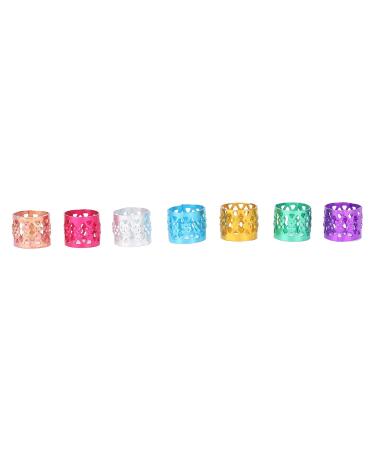100 Pieces Hair Braid Cuff Rings - Dreadlocks Pearls & Bohemian Hip Hop Wig Accessories - Buy Online on GoSupps.com