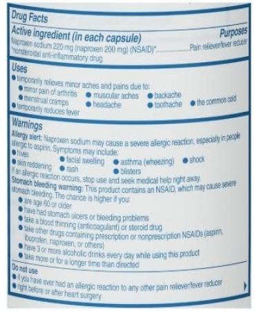 Aleve Liquid Gels Bulk Size Value 2 Pack - 160-Count Bottles - Buy Online on GoSupps.com