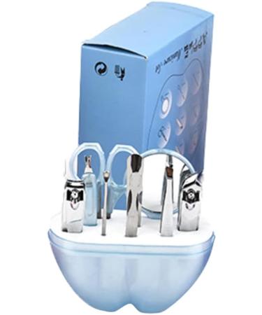 Housoutil Nail Kit Nail Kit Suit for Kids 8 in 1 Nail File Infant Suit 9 in 1 Nail File Nail Clipper Kit Fingernail Trimmer Tools Nail Clippers Set Suite Child Manicure Tools Major medium Blue - Buy Online on GoSupps.com