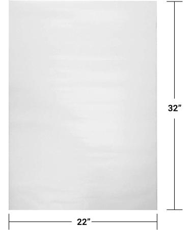 TYH Supplies 1000 Large Newsprint Packing Paper Sheets - 32 x 22 Inch Unprinted Blank - Buy Online on GoSupps.com