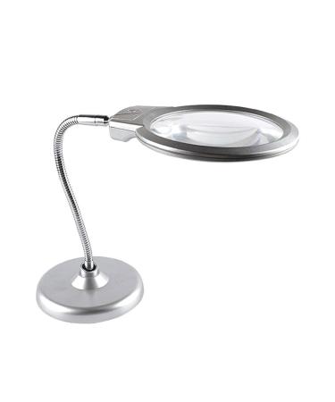 High Magnification Desktop Glass with Lamp 10 Times HD LED Light 20 Times Old Man Reading Magnifier Good Times