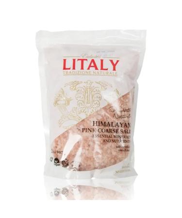 Litaly Pink Himalayan Coarse Salt 1 x 907g 1 x 907g