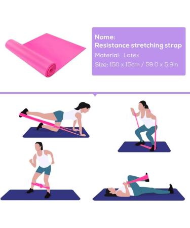 Lixada 5Pcs Yoga Equipment Set with Yoga Ball, Blocks, Stretching Strap for Exercise - Purple - Buy Online on GoSupps.com
