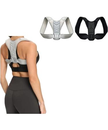 Posture Corrector Adjustable Back Shoulder Posture Corrector Belt Back Support Belt Back Corrector Shoulder Spine Brace Shape Body Anti Jerk Back Posture Light Gray-X-Large Light Gray-X-Large(Light G - Buy Online on GoSupps.com