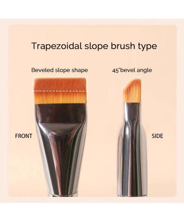 Premium Foundation Brush for Liquid Makeup & Concealer - Soft Bristles Kabuki Brush | Non-Soaking Cosmetic Tool for Creams & Masks - Buy Online on GoSupps.com