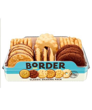 Zamfoods Border Biscuit Classic 2 Packs of 400g with 6 Flavours to Choose From - Biscuit Chocolate Cookie Gift Set Perfect for Mother's and Father's Day Christmas and Easter